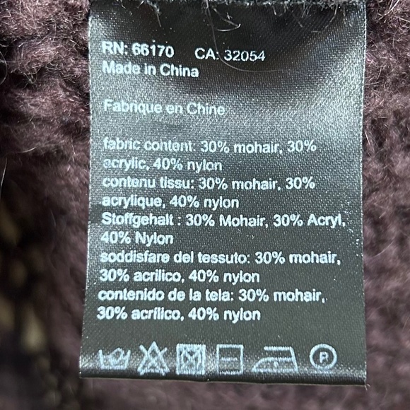 Mohair Blend women’s open knit sweater size small - Picture 10 of 11